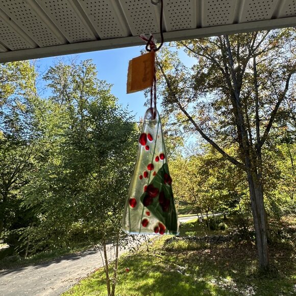 #1779 CRHISTMAS TREE ORNEMENT OR PACKAGER ADORNMENT CLEAR W/ COLOR ORNEMENTS  CO - Picture 6 of 11